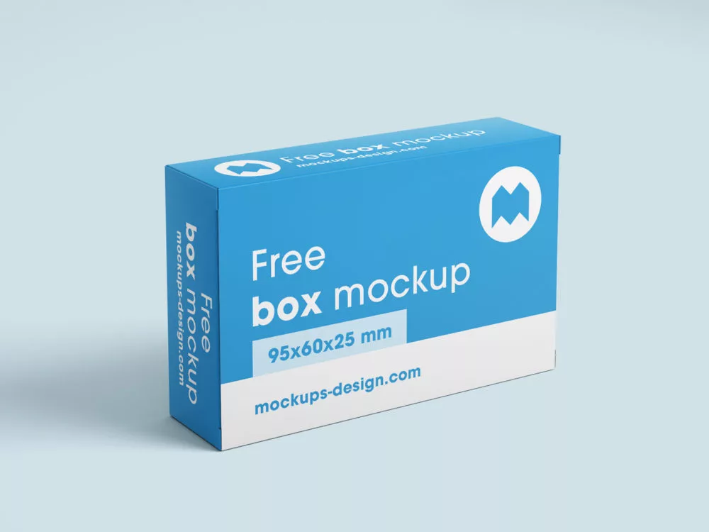 Free Paper Box Mockup