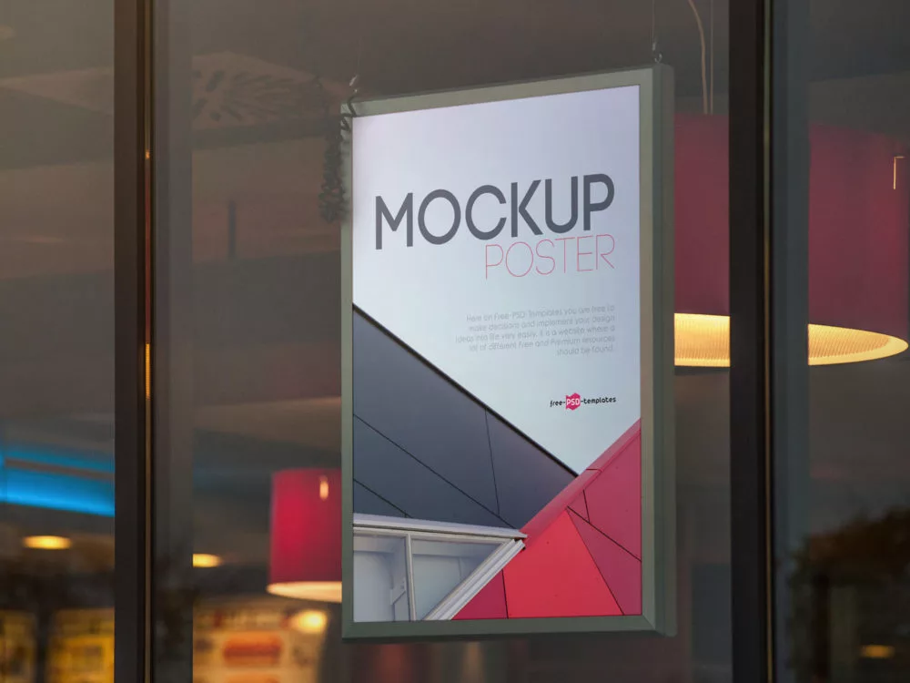 Free Poster Mock-Up PSD