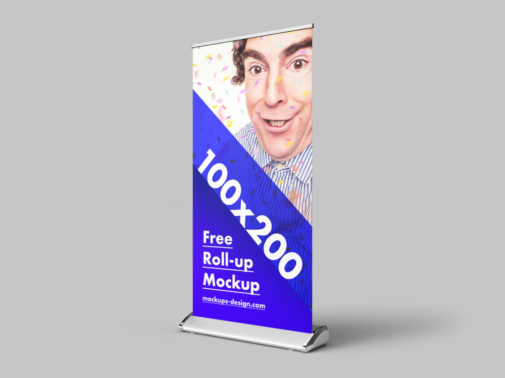 Download Free-Roll-Up-Mockup-03 | Free Mockup