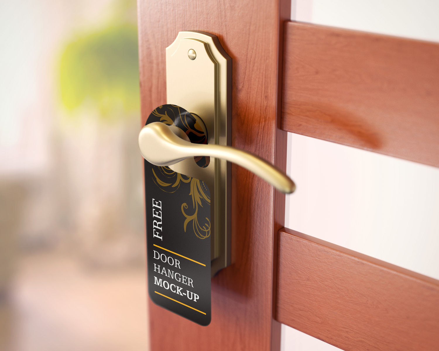 Download Set Of Door Hanger Mockups Free Mockup