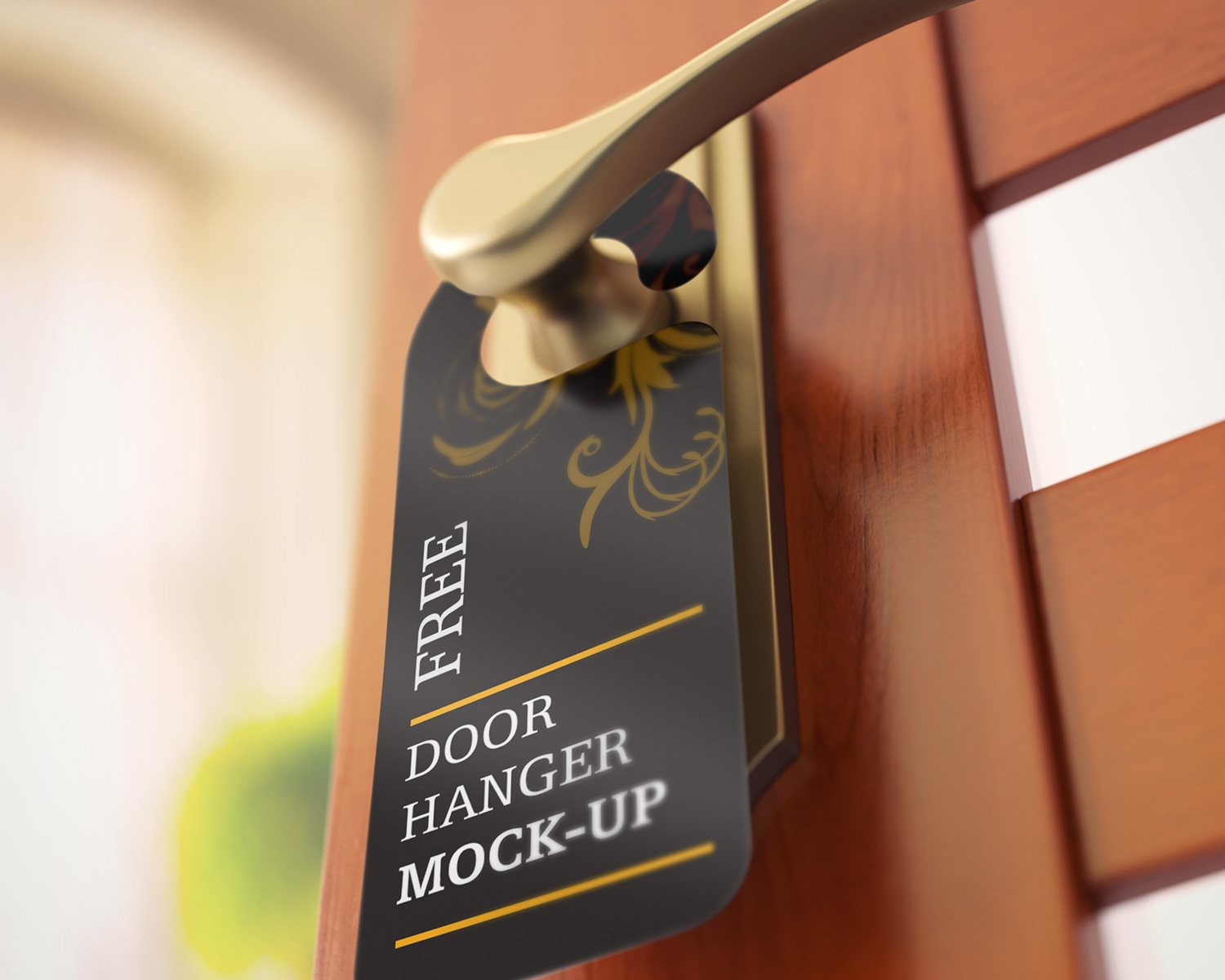 Download Set Of Door Hanger Mockups Free Mockup