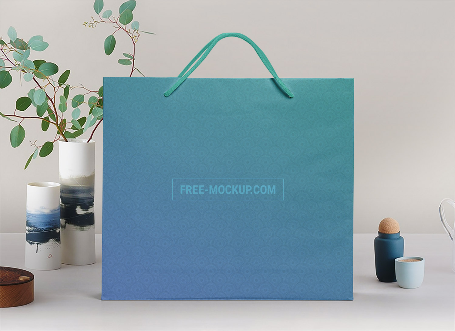 Download Shopping Paper Bag | Free Mockup