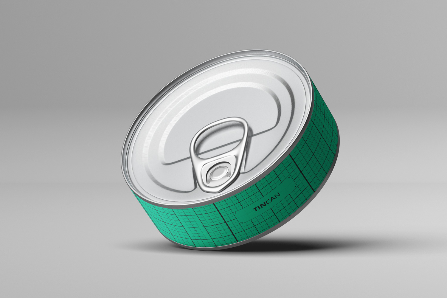 Download Short Tin Can Mock-Up | Free Mockup