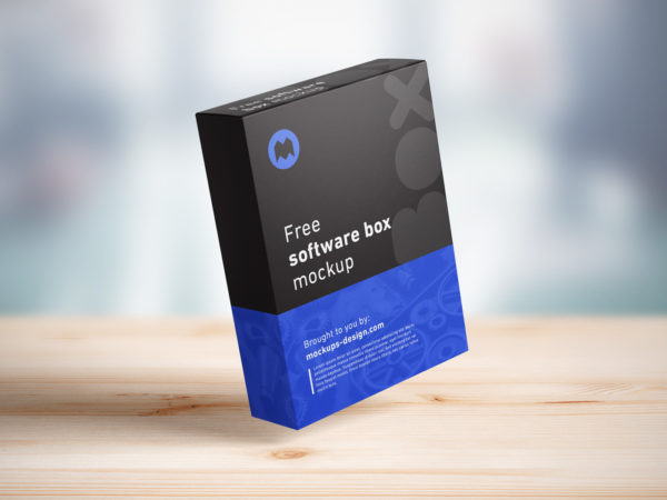 Free Software Box Mockup