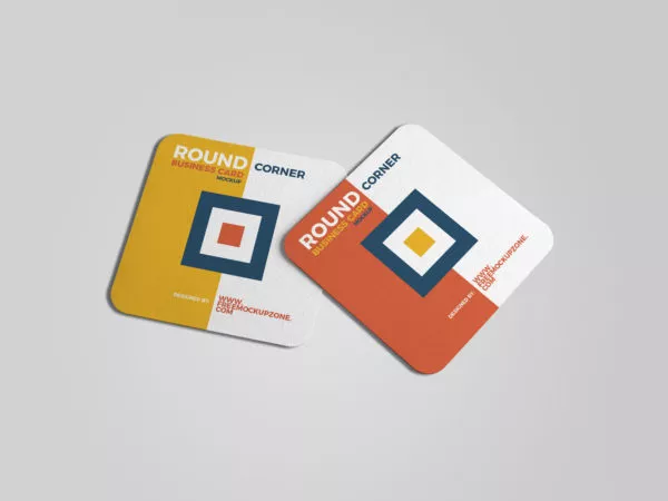 Free Square Round Corner Business Card