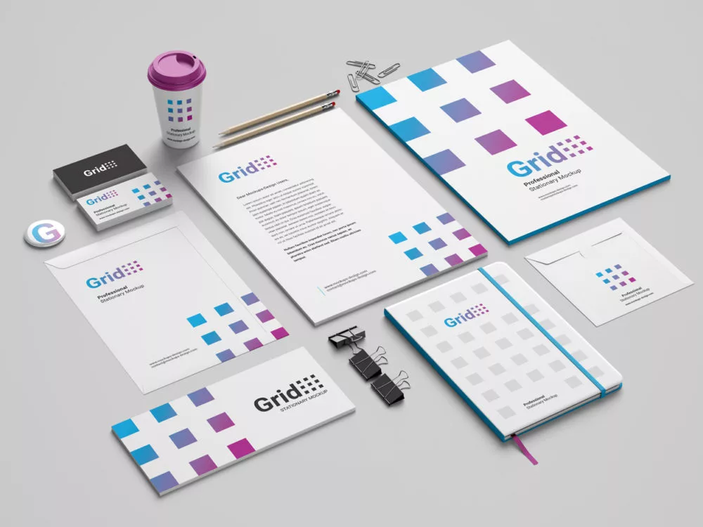 Free Stationery Mockup