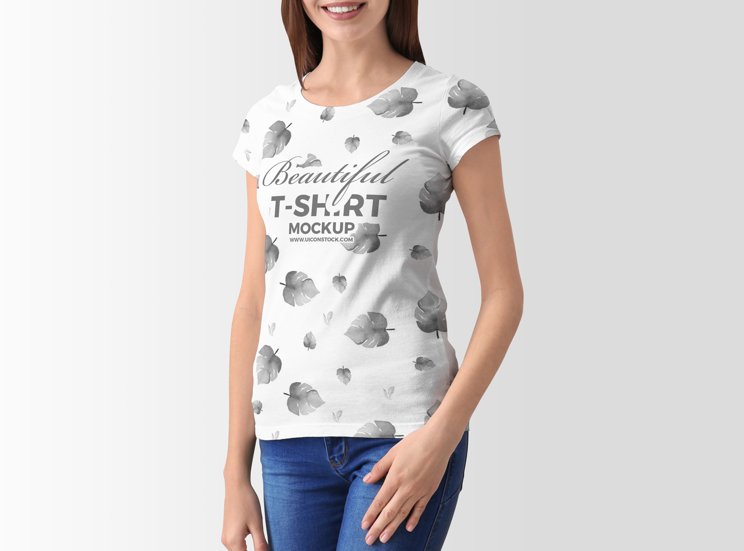 Young Woman T-Shirt 2018 | Free Mockup