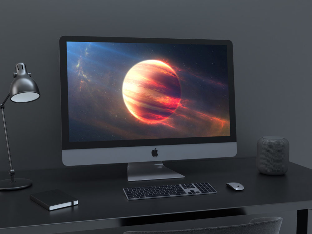 Free iMac Pro Mockup