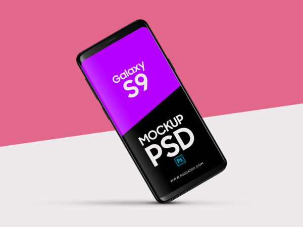 Galaxy S9 Mockup PSD