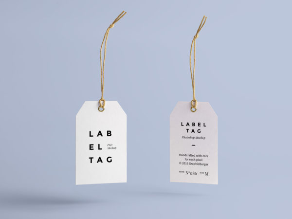 Label Tag Free Mock Up