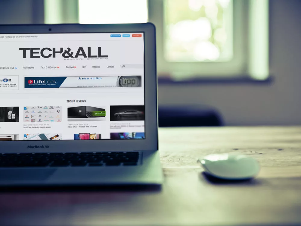 MacBook Air Mockup Free Mockup