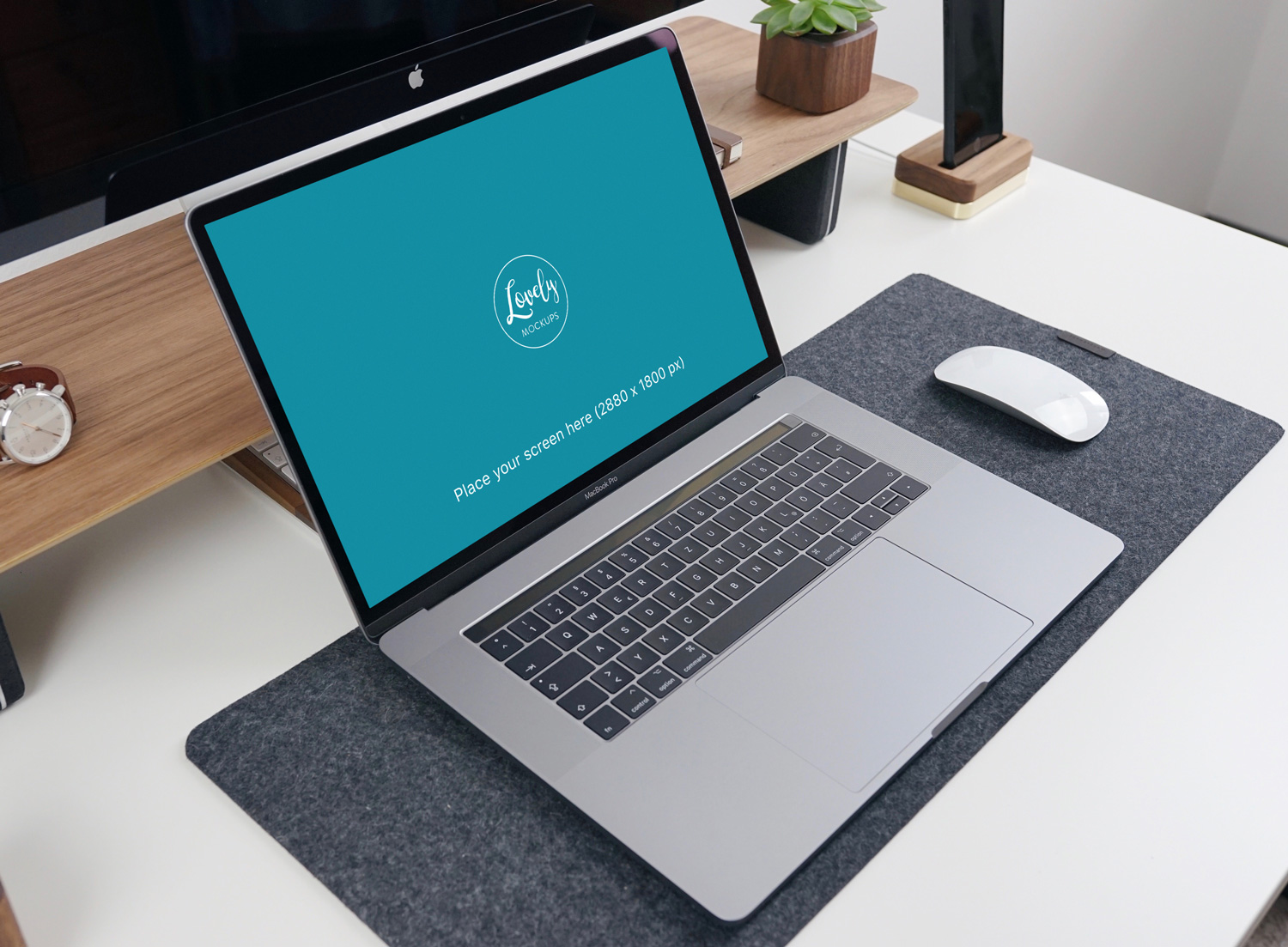 Download MacBook-Pro-on-the-Table-Mockup | Free Mockup