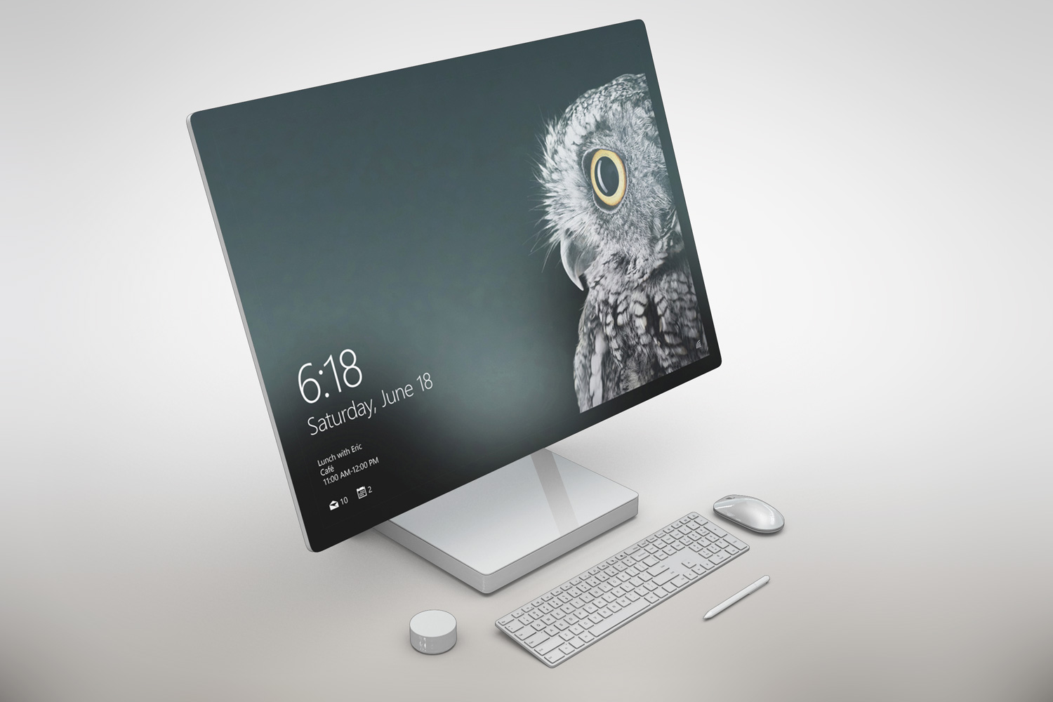 Download Microsoft Surface Studio Free Mockup