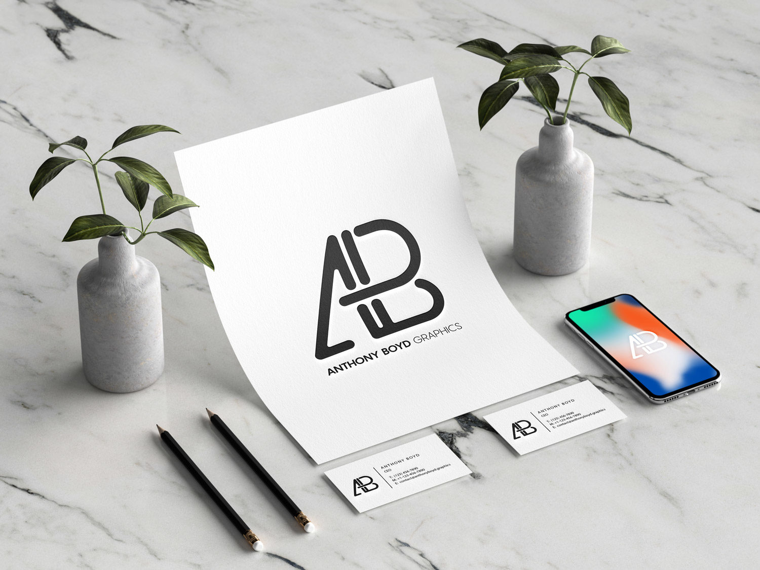 Download Modern Branding Identity Mockup | Free Mockup