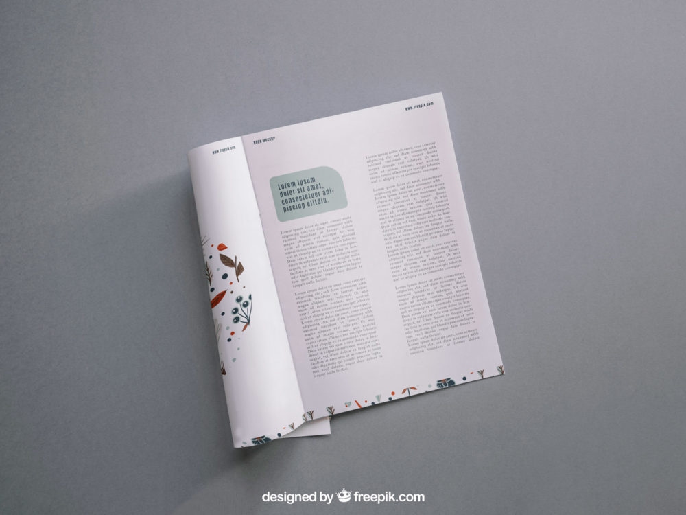 Download Modern Magazine Mockup Free Mockup