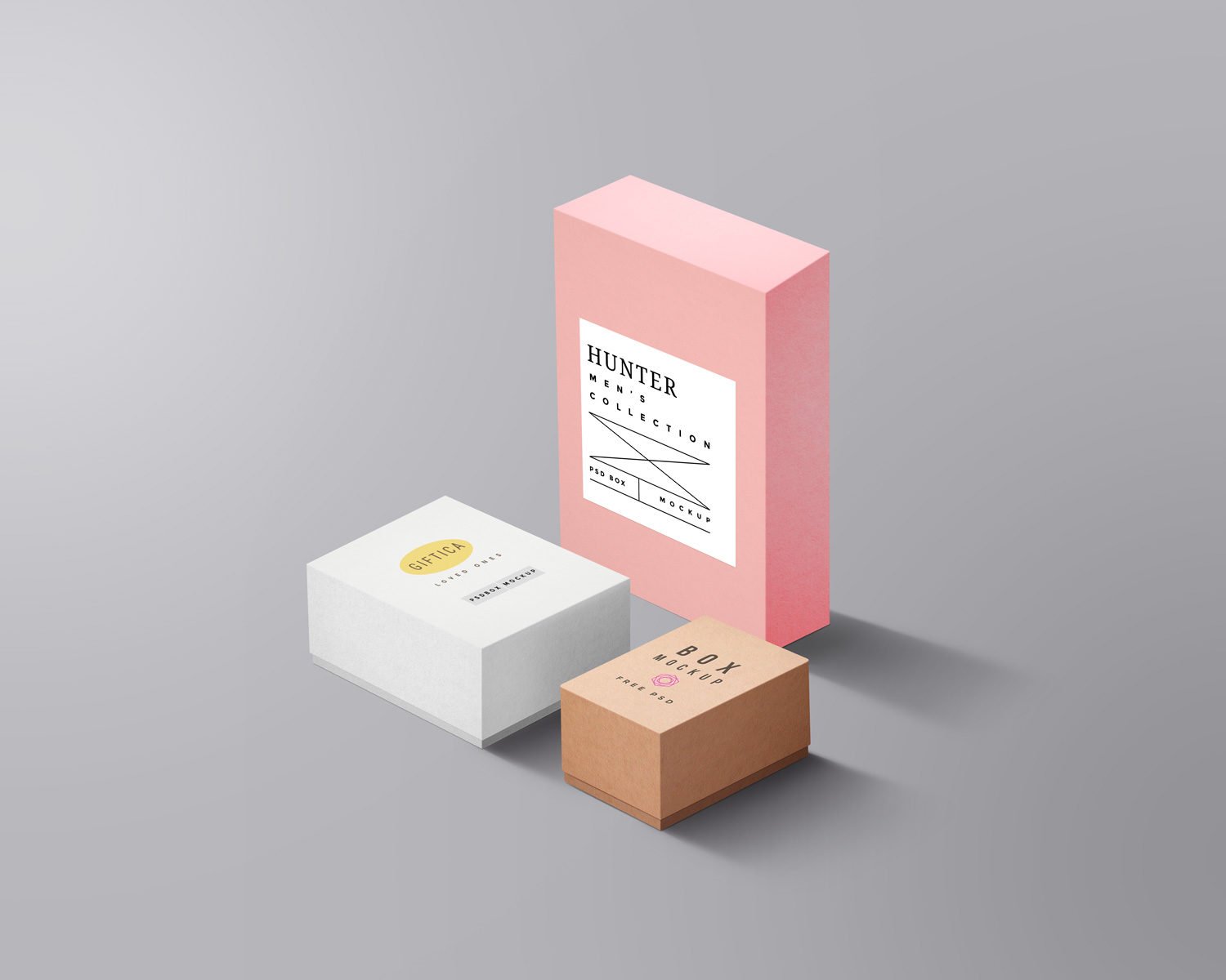 Download Packaging Boxes Mockup | Free Mockup