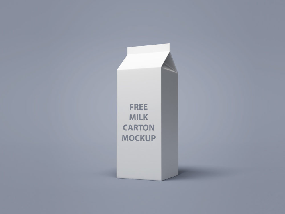 Packaging Milk Carton Mockup