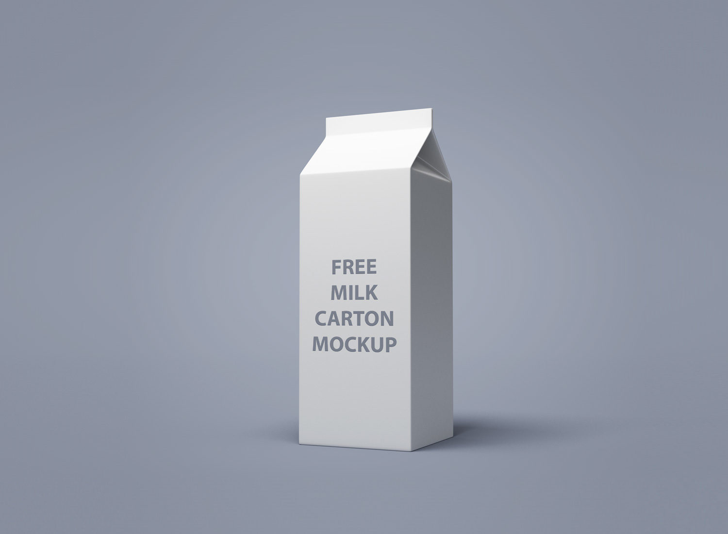 Milk carton box mockup free Idea