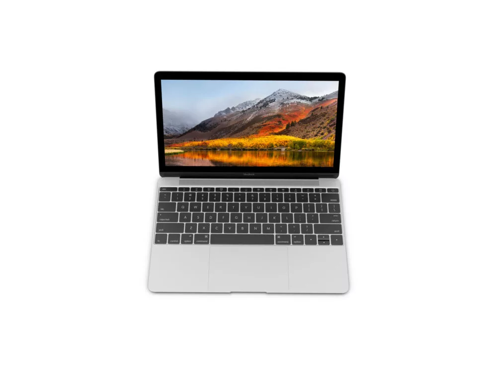Silver MacBook Mockup