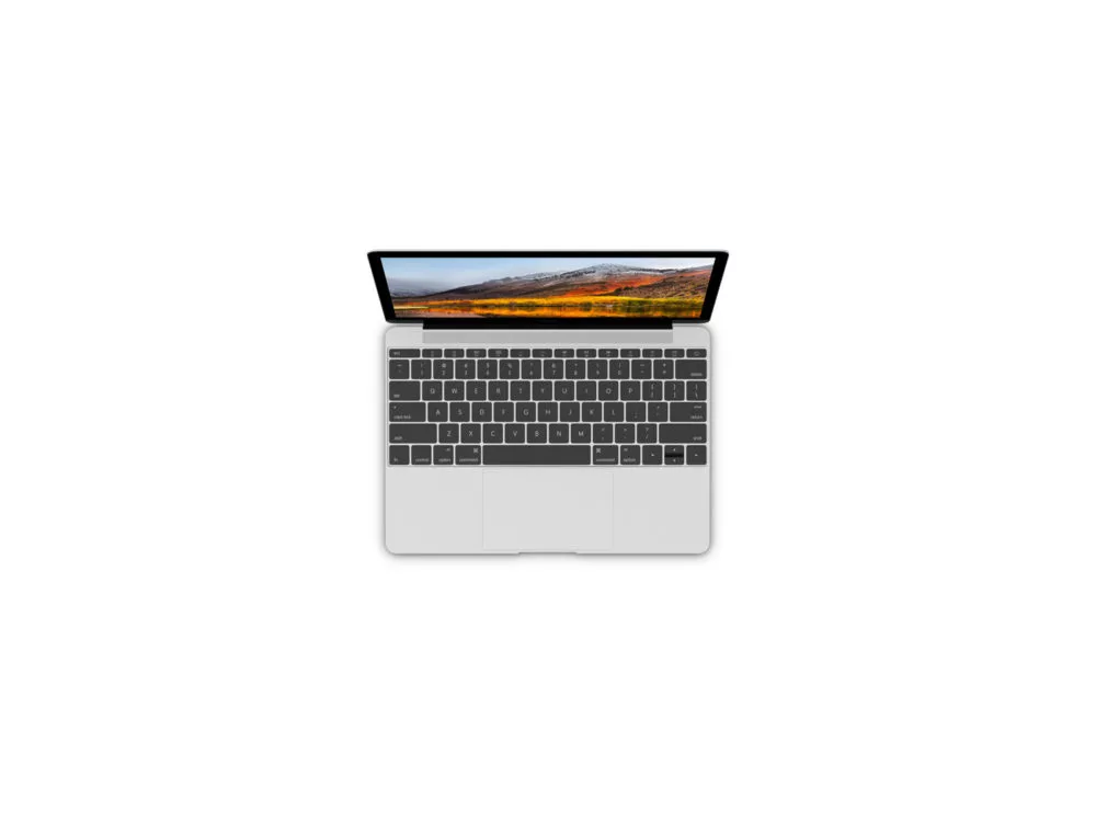 Silver MacBook Mockup
