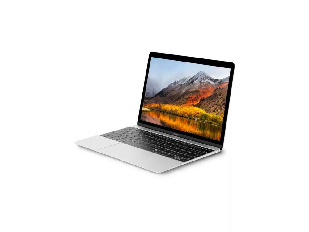 Silver MacBook Mockup