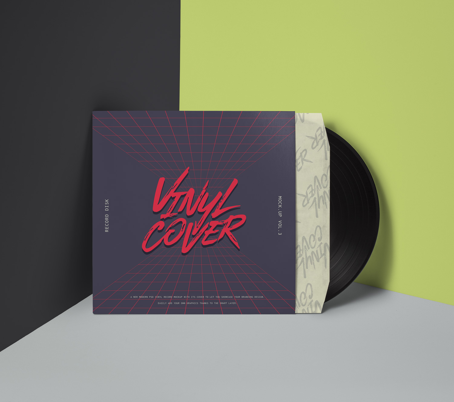 Mock Up Vinyl
 Vinyl Cover Record Free Mock Up – Free Mockup