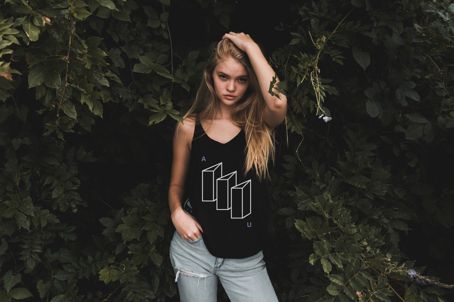 Download Women T-Shirt Mockup | Free Mockup