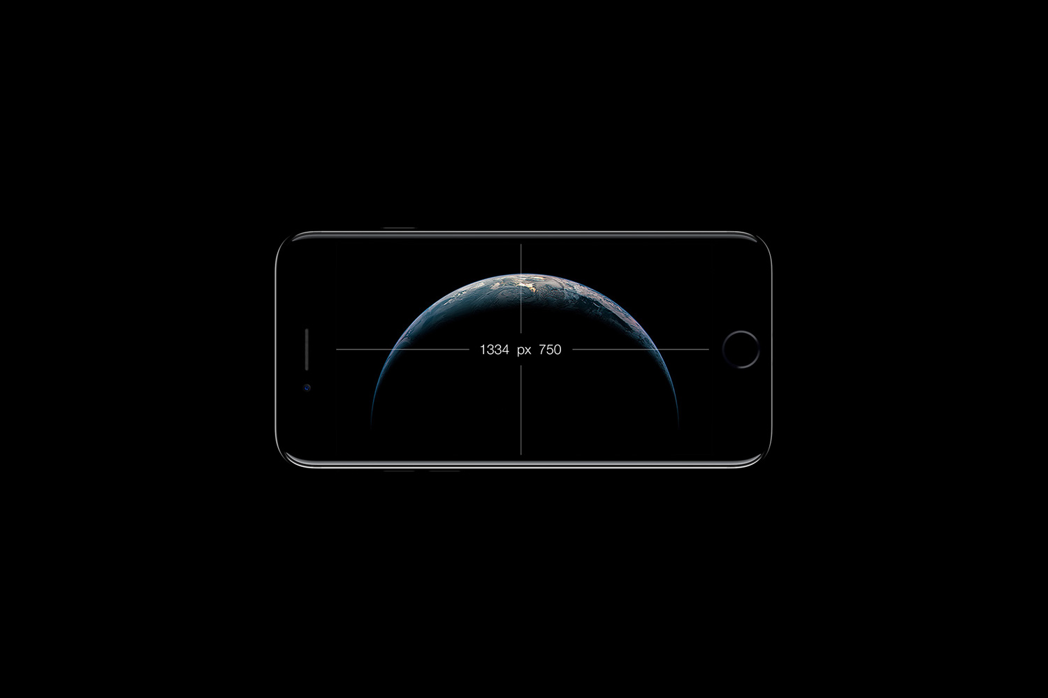 iPhone 7 Black Mockup | Free Mockup