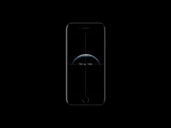 iPhone 7 Black Mockup