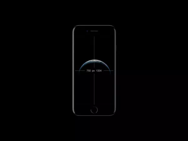 iPhone 7 Black Mockup