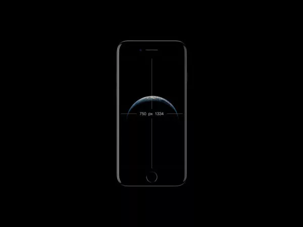 iPhone 7 Black Mockup