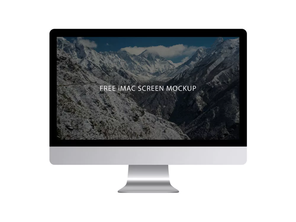 iMac Screen 5k Mockup