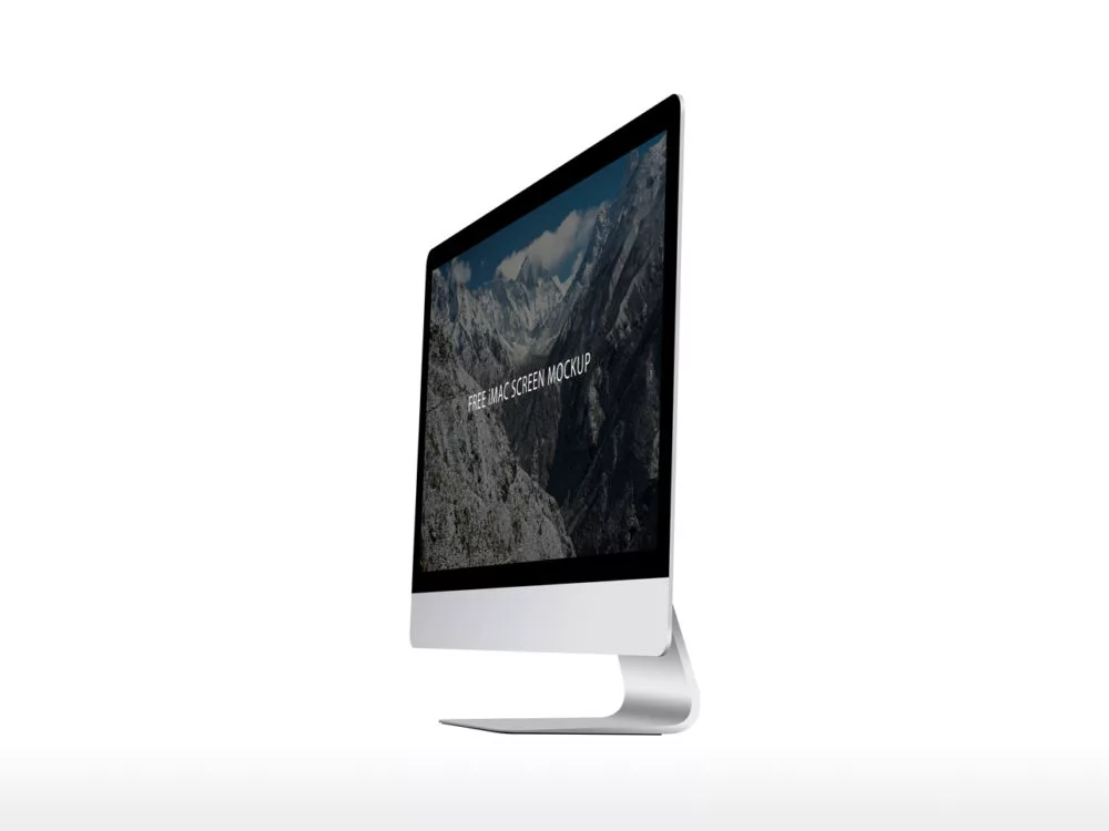 iMac Screen 5k Mockup