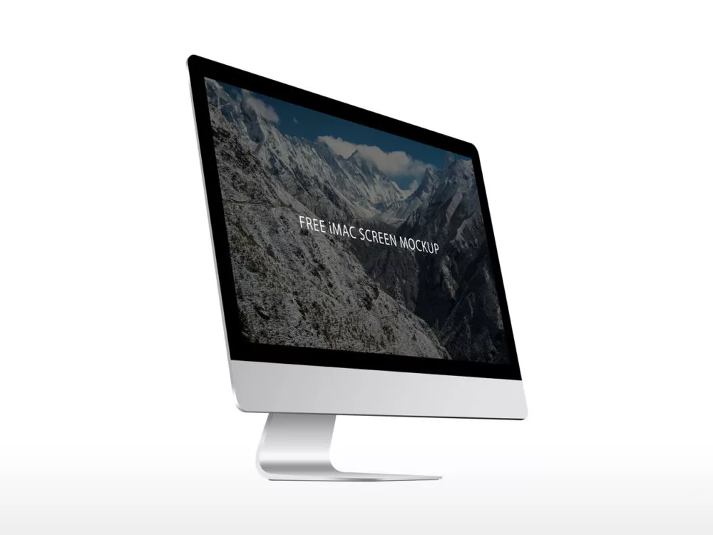 iMac Screen 5k Mockup