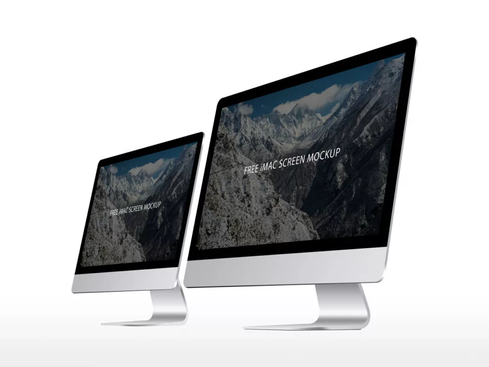 iMac Screen 5k Mockup