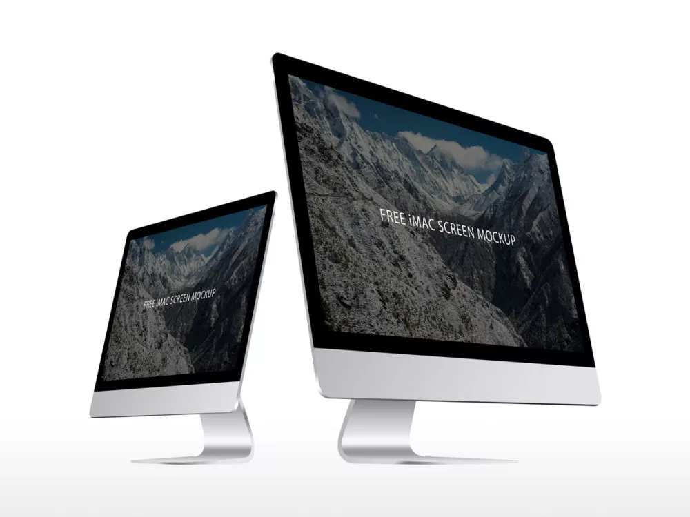 iMac Screen 5k Mockup