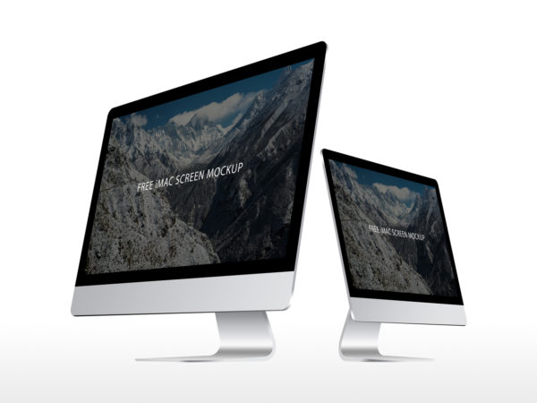 iMac Screen 5k Mockup