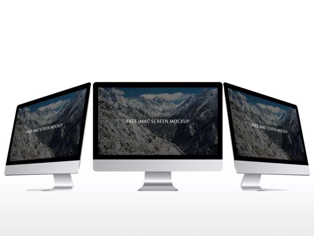 iMac Screen 5k Mockup