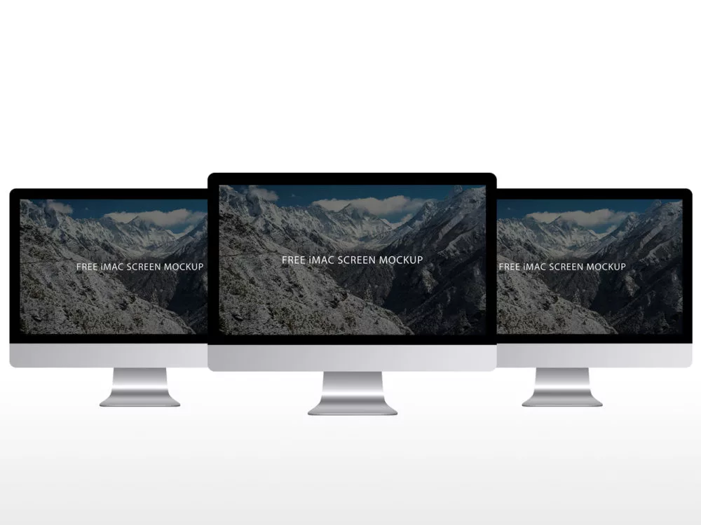 iMac Screen 5k Mockup