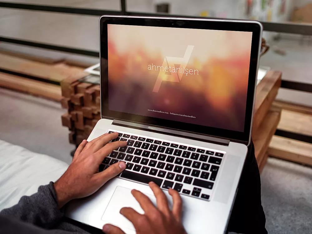 MacBook Web Mockup Free