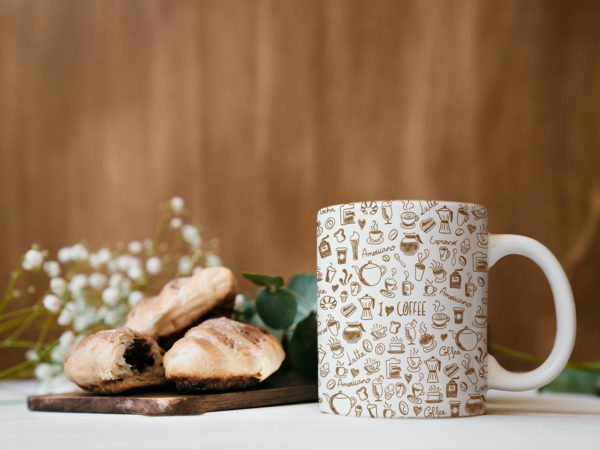 Breakfast Mockup with Cup