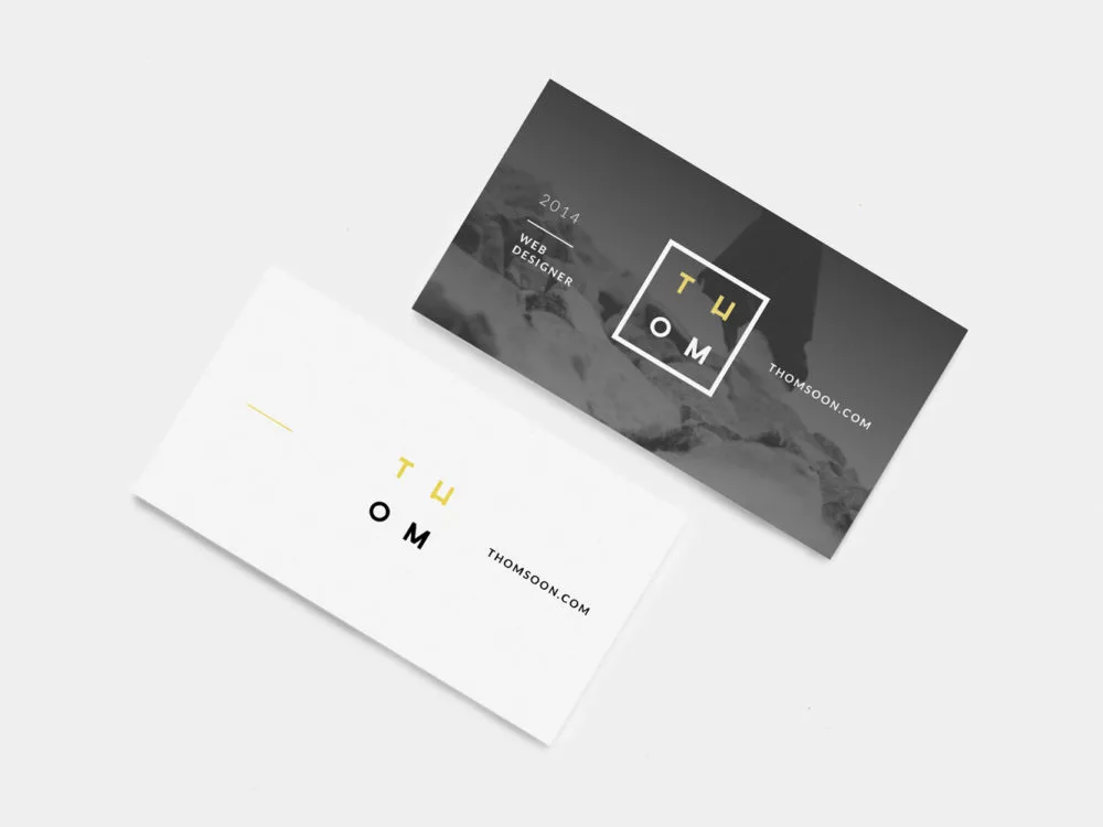 Business Card Free Mockup PSD