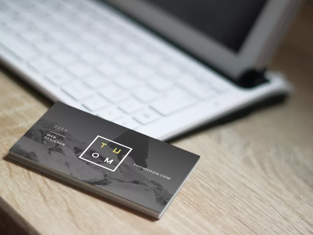 Business Card Free Mockup PSD