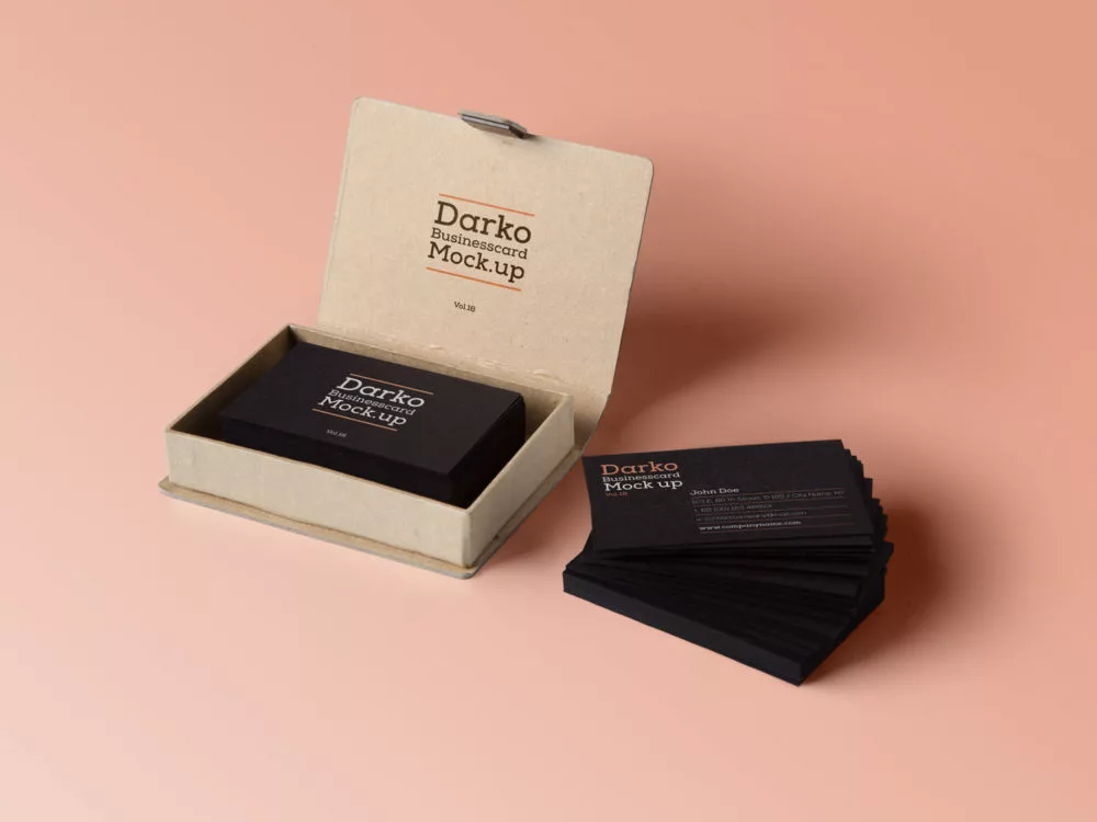 Business Card Mock-Up Free