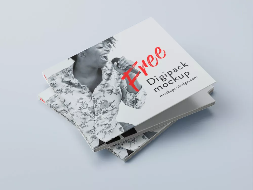 Digipack Mockup Free PSD