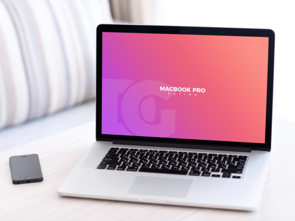 MacBook Pro Retina Free Mockup