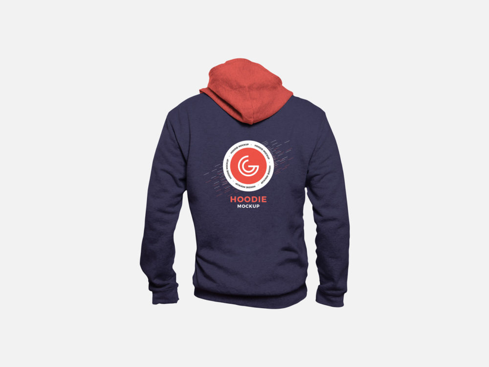 Download Free-Men's-Hoodie-Back-Mockup-PSD | Free Mockup