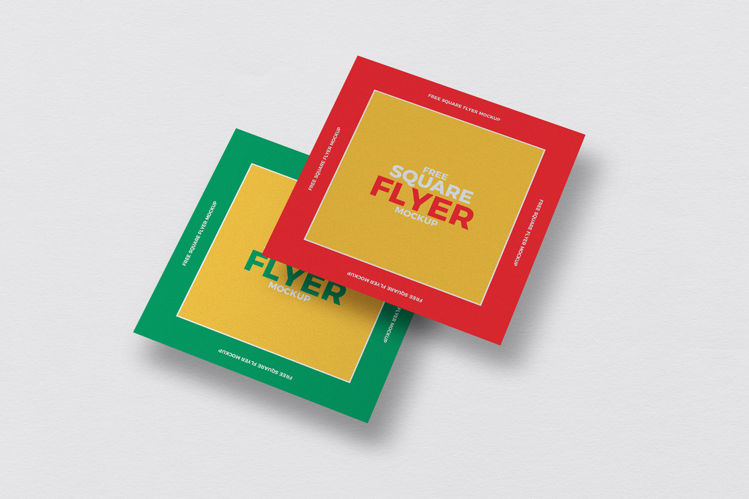 Free Square Flyer Mockup Free Mockup