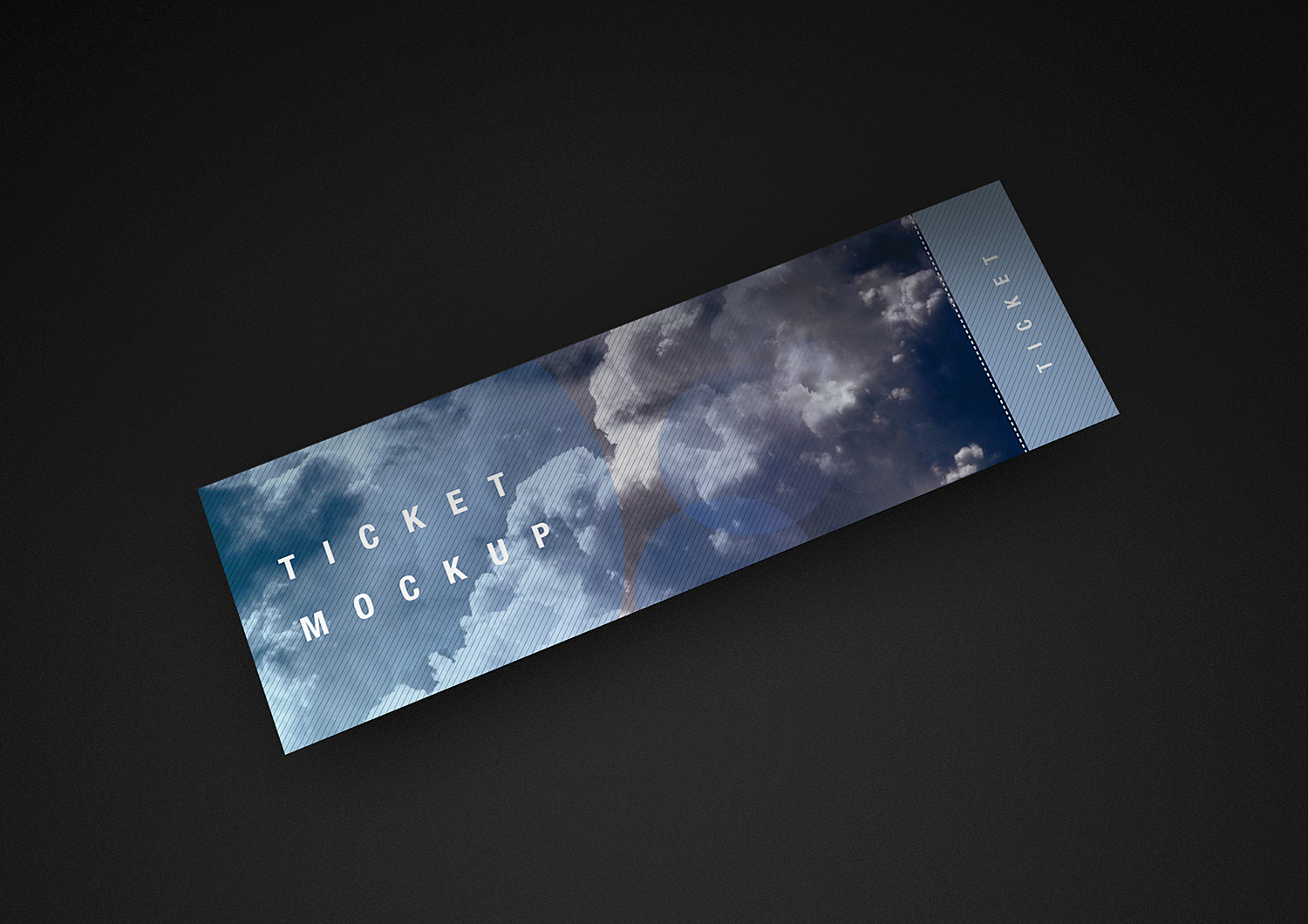 Download Free Ticket Mockup Free Mockup