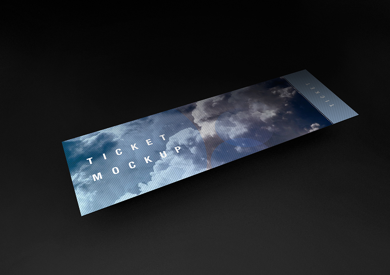 Download Free Ticket Mockup | Free Mockup